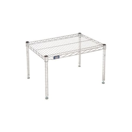Global Equipment Nexel    Chrome Wire Dunnage Rack - 30"W x 18"D x 14"H P1830C